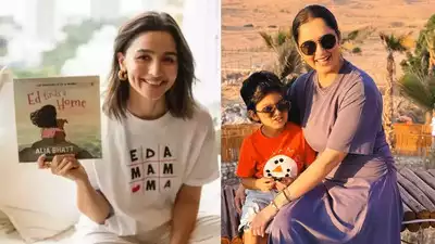 Alia Bhatt gifts self-published book to Sania Mirza's son