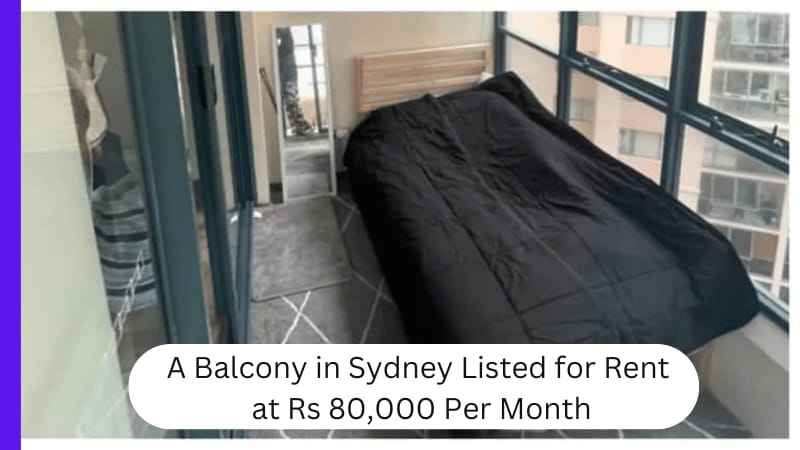 Australia Rent House Updates: Would You Pay for This? A Balcony in Sydney Listed for Rent at Rs 80,000 Per Month