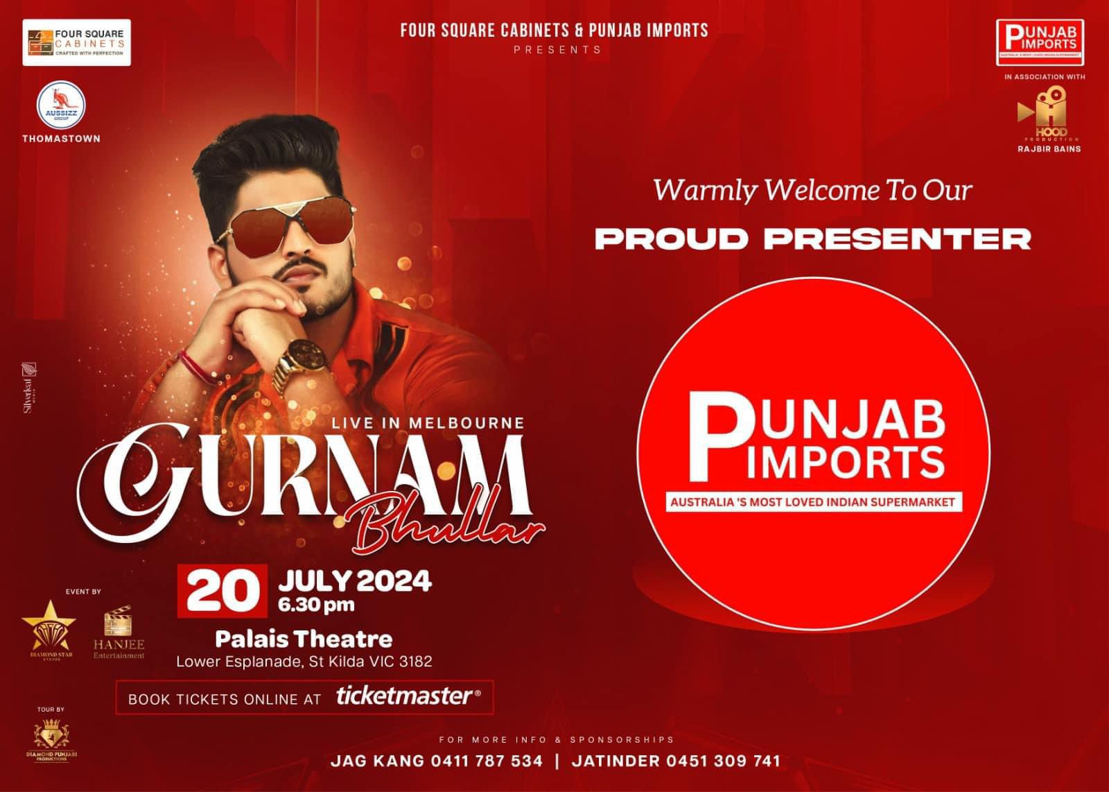 Gurnam Bhullar Live In Concert: MELBOURNE 2024