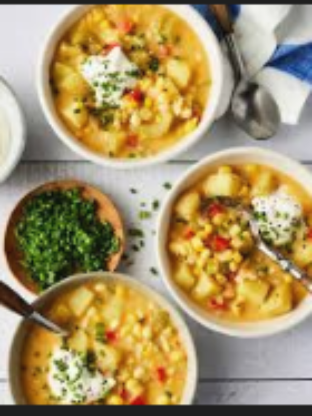 Quick and Healthy Sweet Corn and Vegetable Soup Recipe