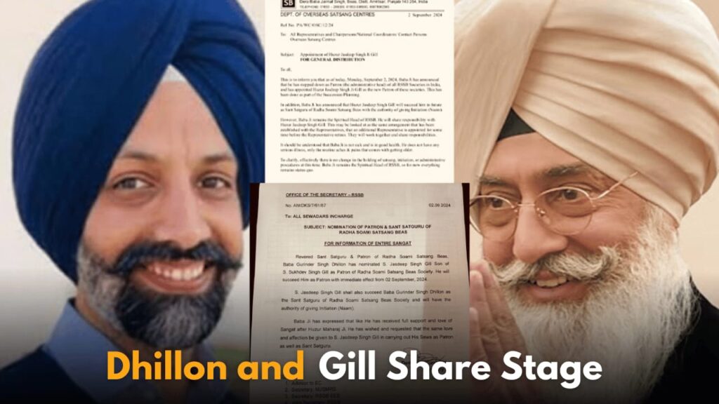 Gurinder Singh Dhillon and Jasdeep Gill Share Stage After Dera Leadership Clarification