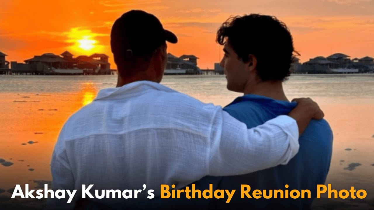 Akshay Kumar Celebrates Birthday with Son Aarav; Twinkle Khanna Shares Heartwarming Photo