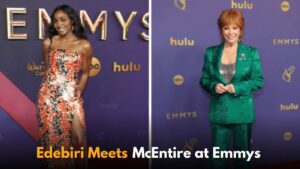 Ayo Edebiri Excitedly Meets Reba McEntire at 76th Emmys, Gushes About 'Survivor' Song