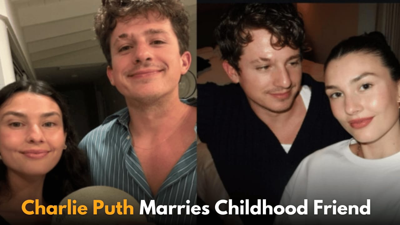 Charlie Puth Marries Childhood Best Friend Brooke Sansone in California Ceremony