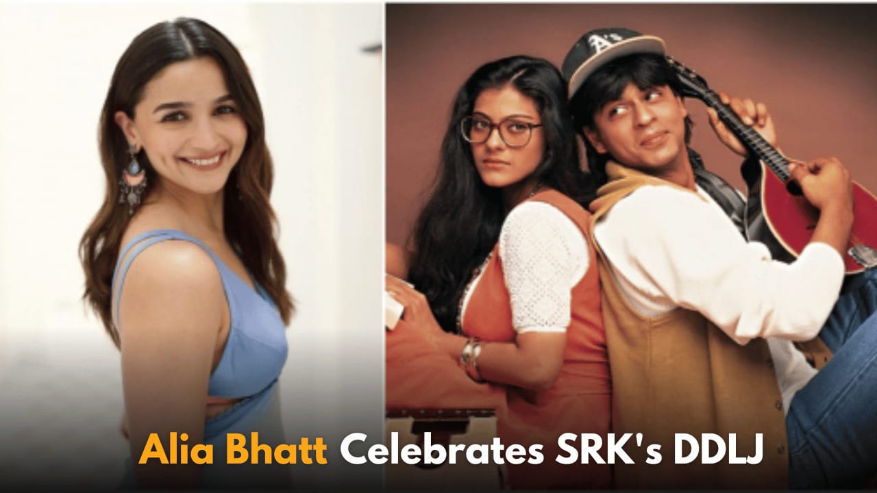 Alia Bhatt Shares Admiration for Shah Rukh Khan’s Iconic DDLJ Scene with Kajol