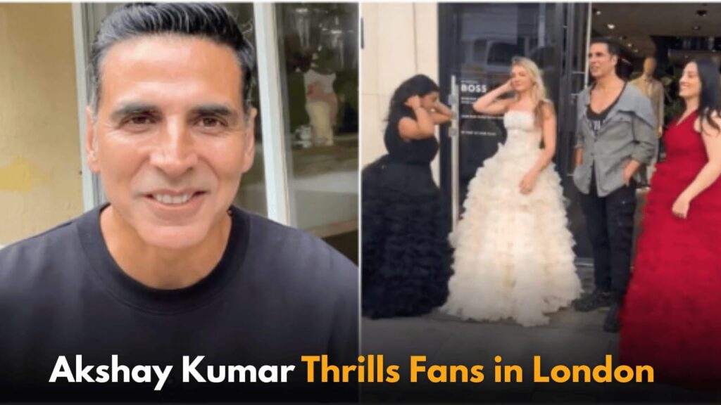 Akshay Kumar Delights Female Fans While Filming Housefull 5 in London—Watch Video Here