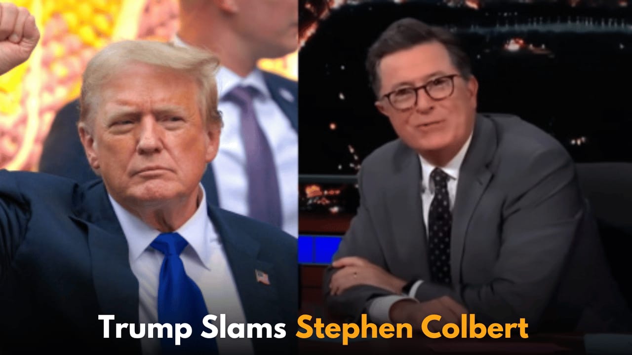 Donald Trump Calls Stephen Colbert 'Total Loser,' Urges CBS to Fire Talk Show Host
