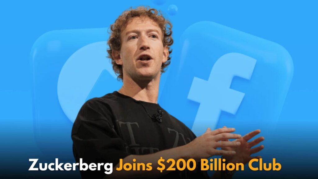 Mark Zuckerberg Joins $200 Billion Club, Becomes World's Fourth Richest Person in 2024