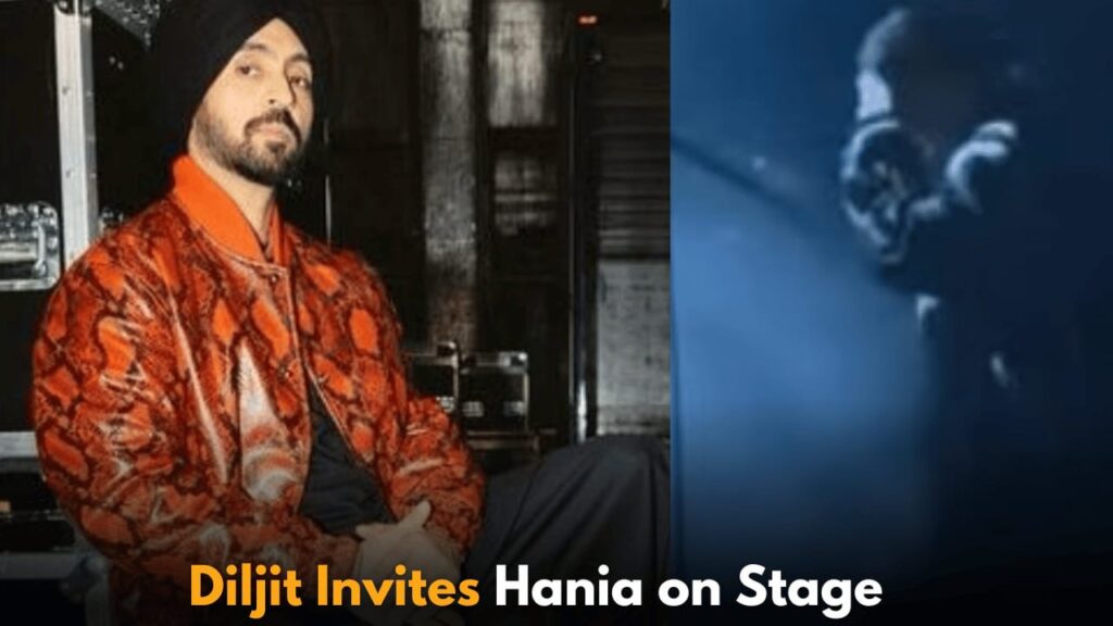 Diljit Dosanjh Invites Hania Aamir on Stage at London Concert, Fans Go Wild