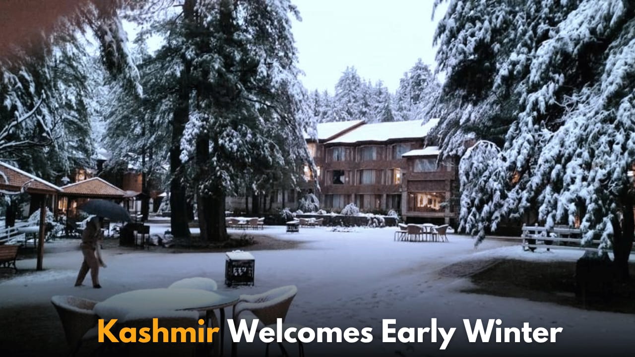 Kashmir Valley Sees Early Winter with Snowfall in Gulmarg and Sonamarg Tourist Spots