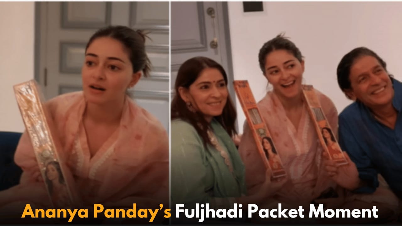 Ananya Panday's Dream Comes True: Sees Her Picture on Fuljhadi Packet During Diwali