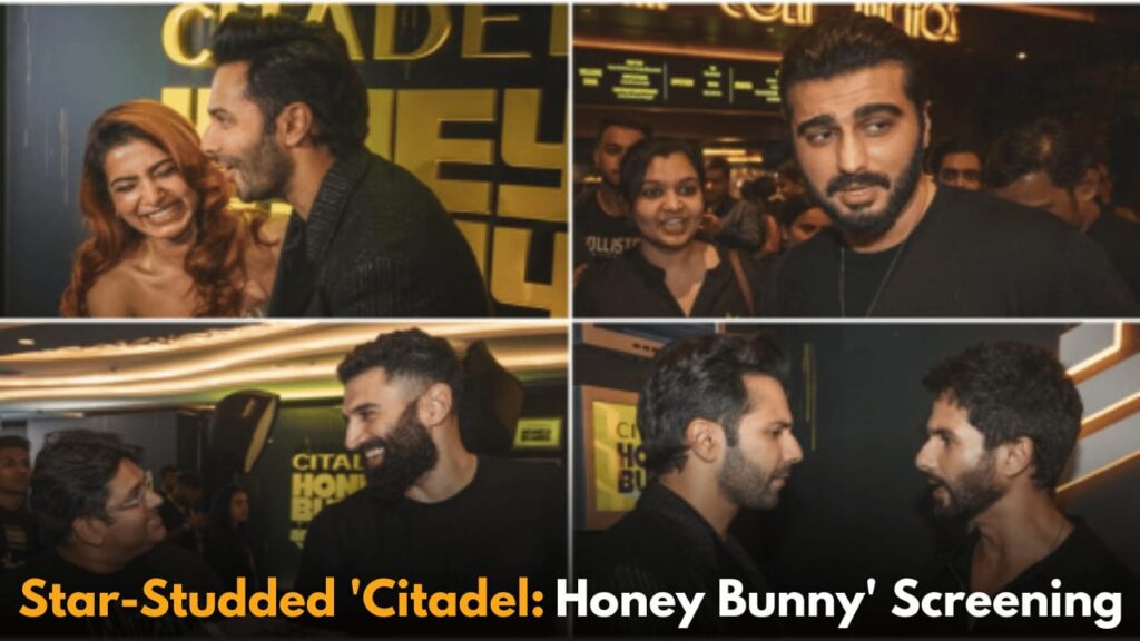 Star-Studded Screening of 'Citadel: Honey Bunny' Celebrates Varun Dhawan and Samantha Ruth Prabhu