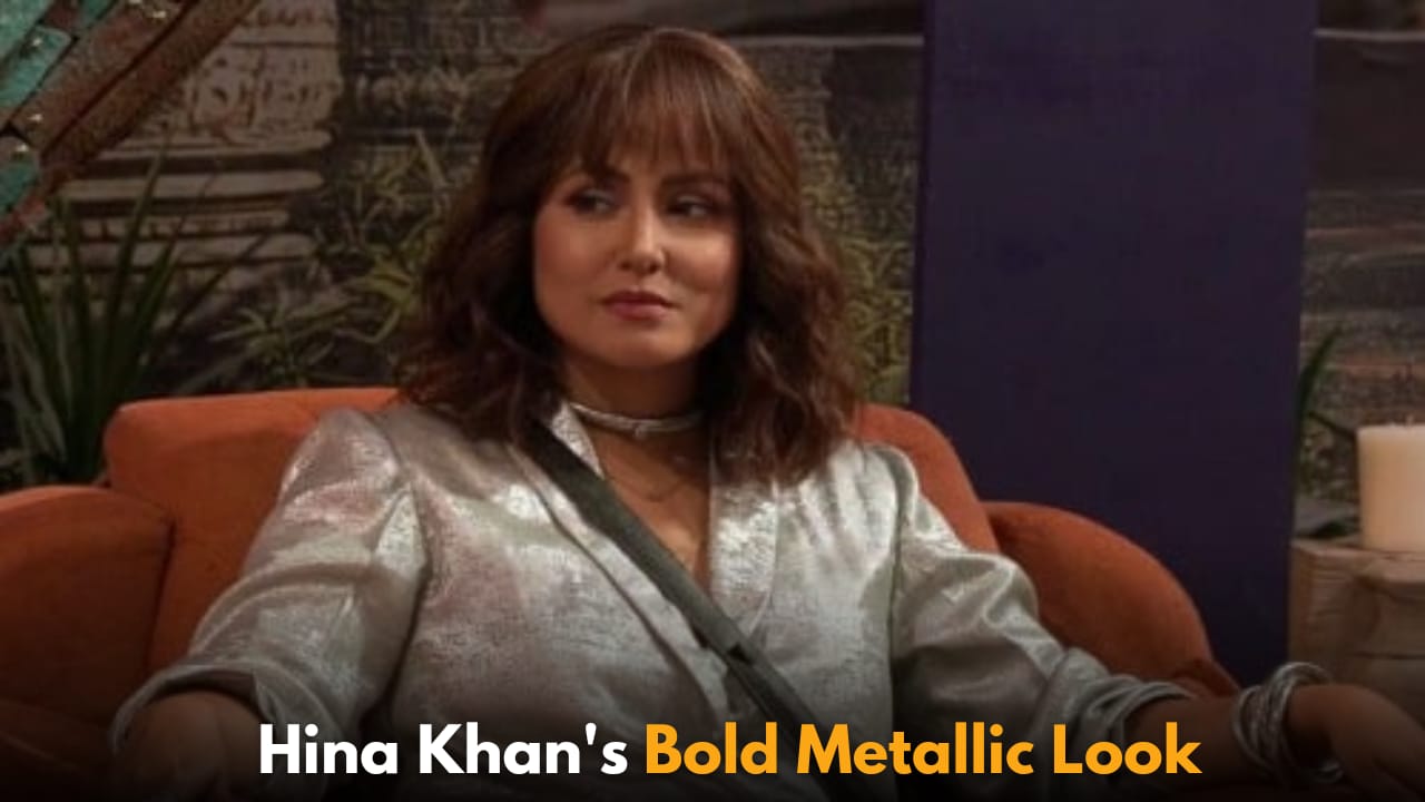 Hina Khan Stuns in Metallic Look and Inspires Fans with Powerful Message of Resilience