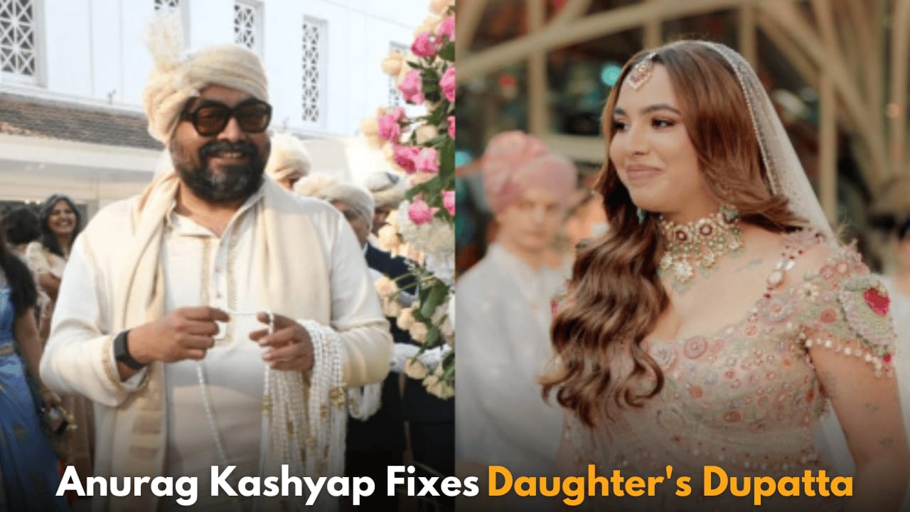 Anurag Kashyap Emotionally Adjusts Daughter Aaliyah’s Dupatta During Her Wedding Ceremony