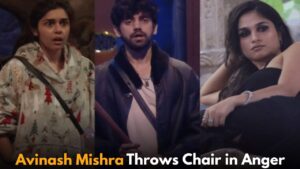 Avinash Mishra Loses Temper and Throws Chair After Eisha Singh's Confrontation in Bigg Boss 18