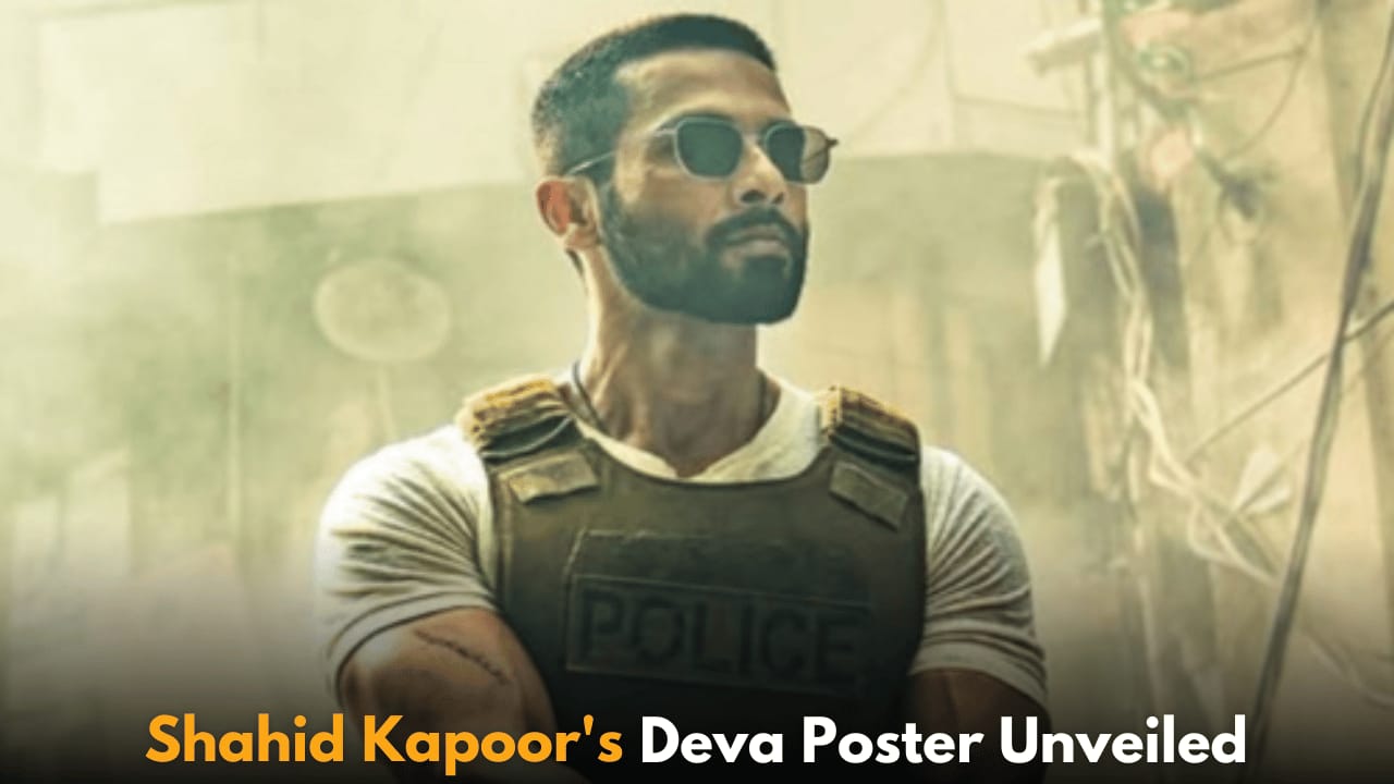 Shahid Kapoor’s Deva Poster Promises Excitement, With Special Amitabh Bachchan Connection