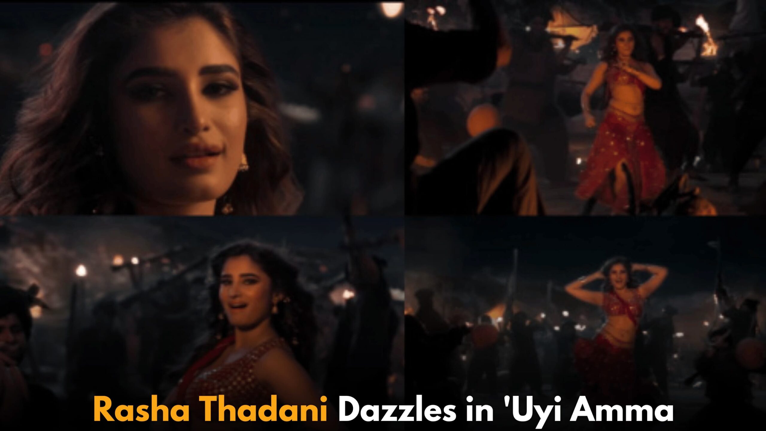 Rasha Thadani Shines in High-Energy Dance Track 'Uyi Amma' from Azaad