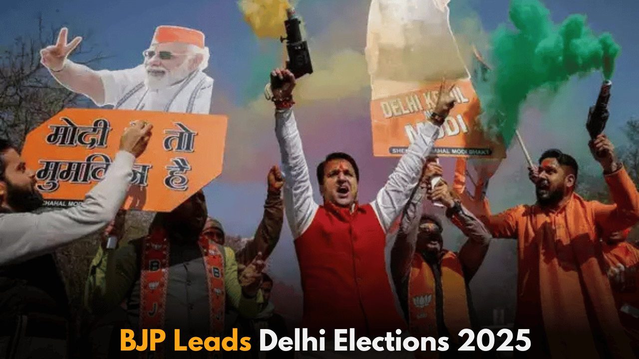 BJP Leads Delhi Elections