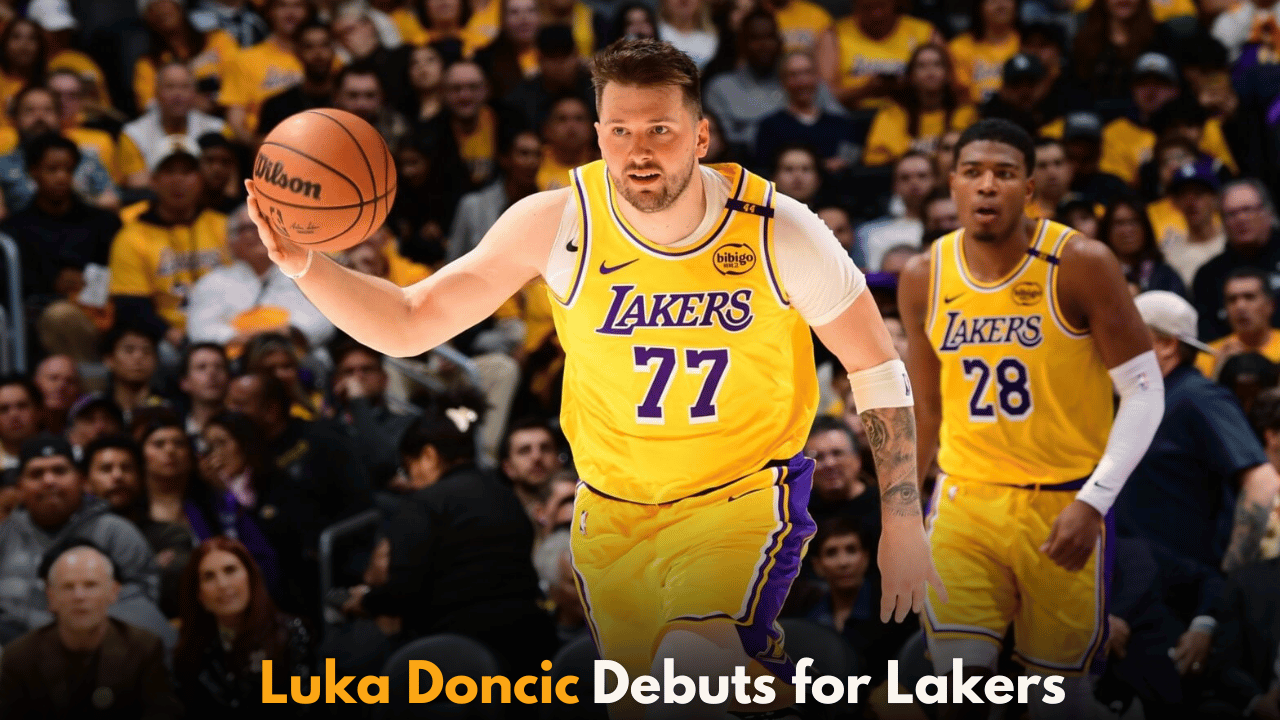 Luka Doncic Debuts for Lakers