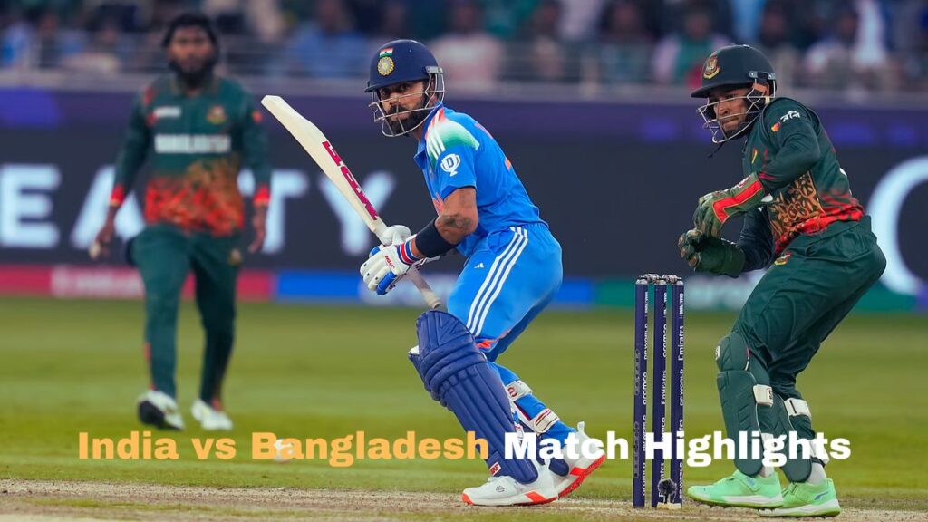 India vs Bangladesh