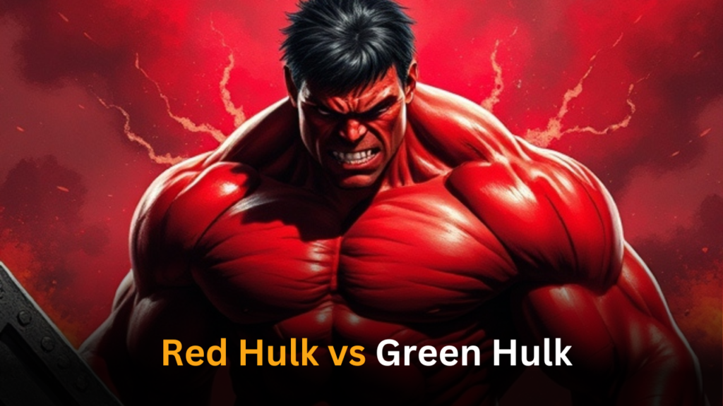 Red Hulk vs Green Hulk: Strength, Powers, Differences, and Who is More Powerful?