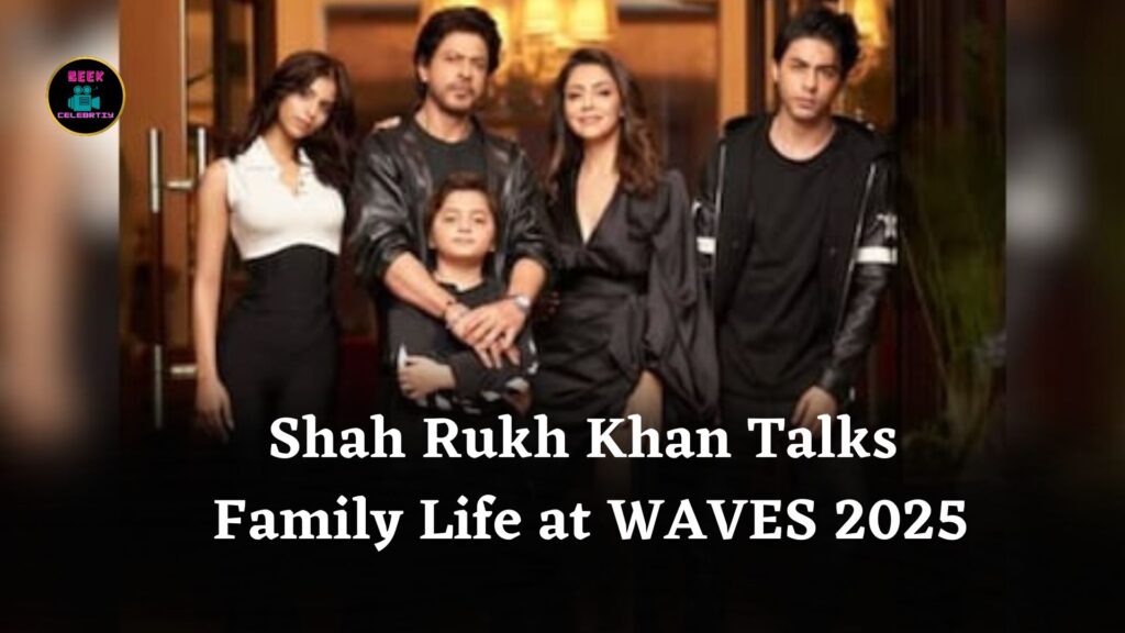 Shah Rukh Khan Talks Family Life at WAVES 2025