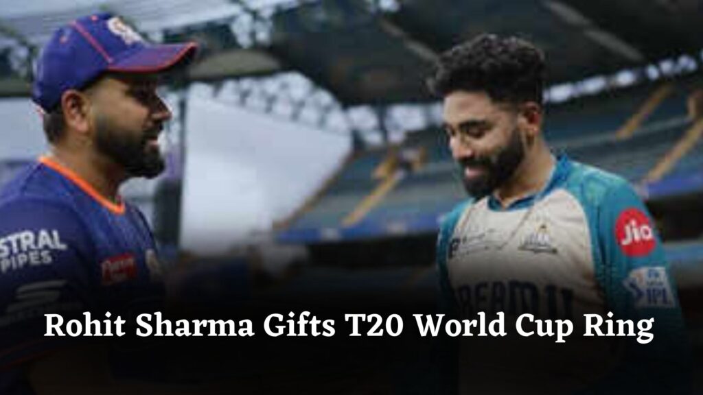 Rohit Sharma Presents T20 World Cup Winning Ring to Mohammad Siraj Ahead of IPL Match