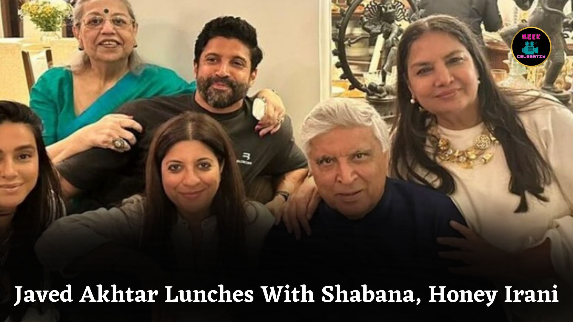 Javed Akhtar Enjoys Family Lunch With Shabana Azmi, Ex-Wife Honey Irani, Farhan Akhtar