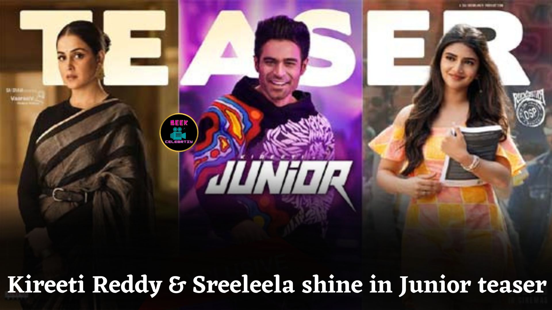 Kireeti Reddy and Sreeleela Impress in Junior Teaser with Colorful Visuals and Music