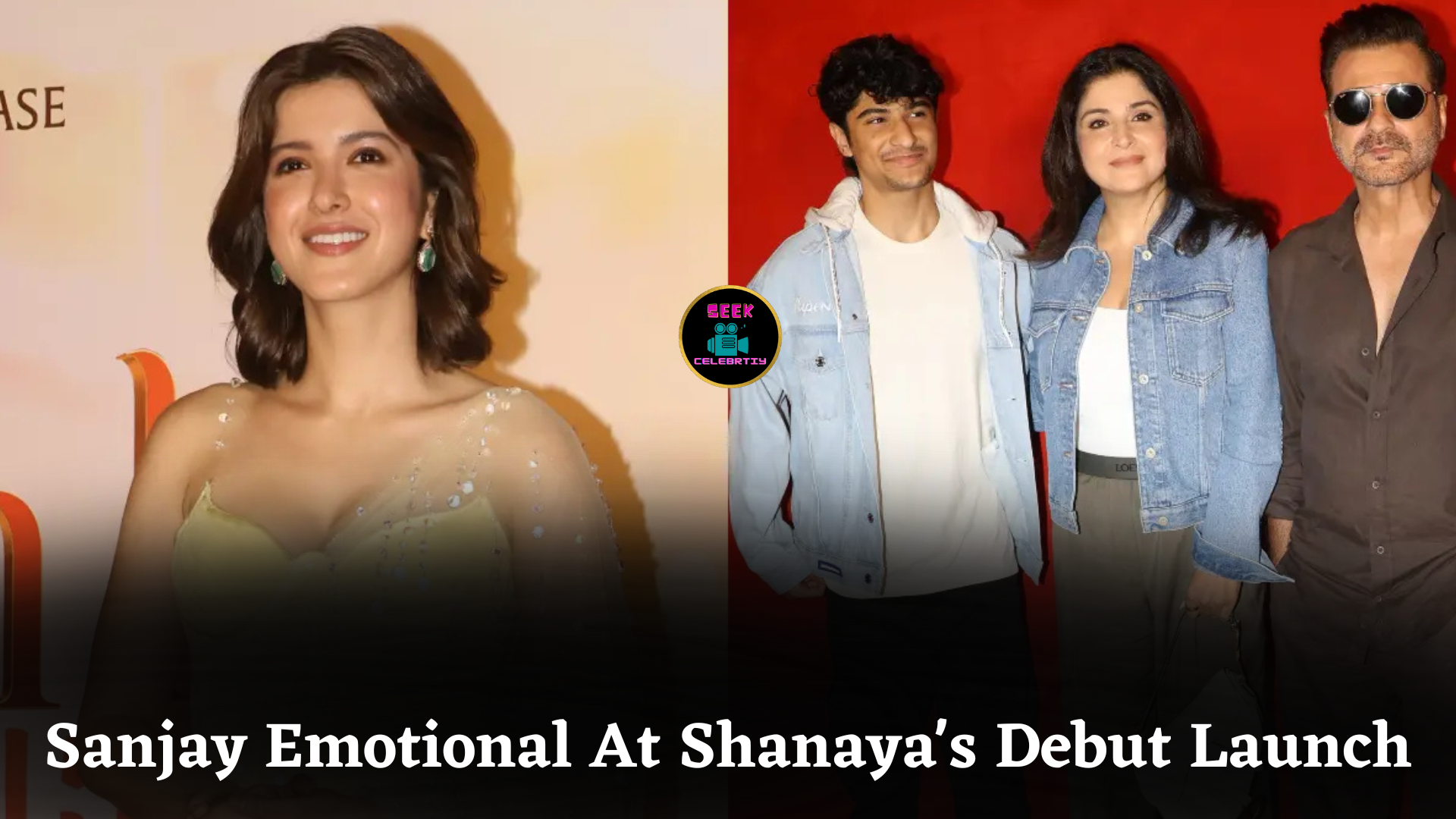 Sanjay Kapoor Emotional At Shanaya's Debut Launch