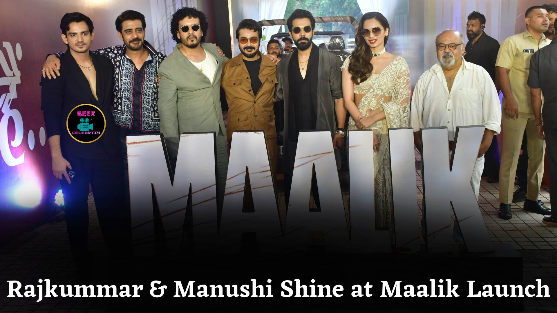 Rajkummar, Manushi, Prosenjit Shine at Maalik Launch
