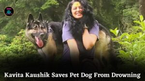 Kavita Kaushik Jumps Into Waterfall to Save Pet Dog, Sparks Concern Over Second Dog