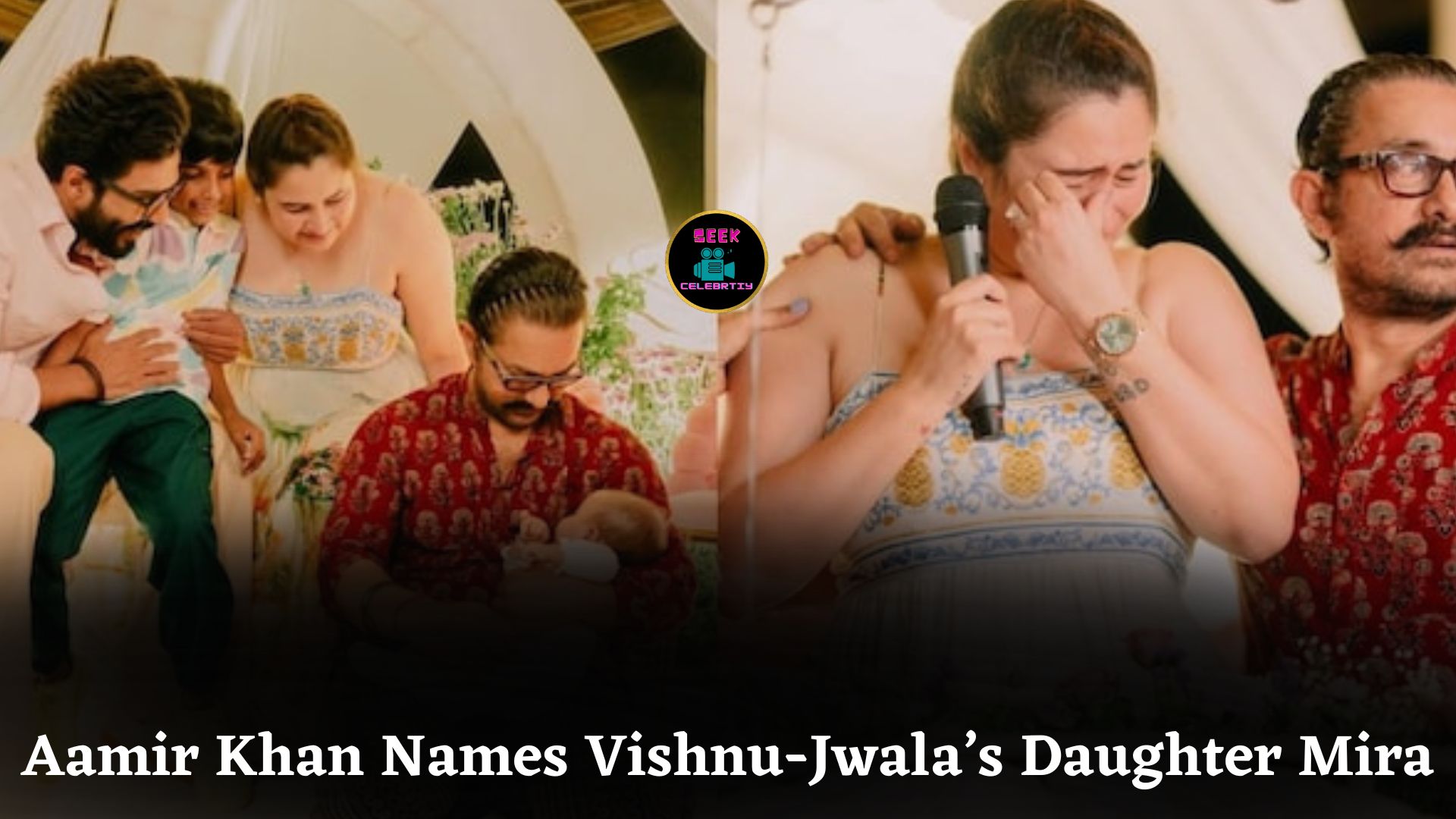 Aamir Khan Names Vishnu Vishal and Jwala Gutta’s Daughter Mira in Emotional Hyderabad Ceremony