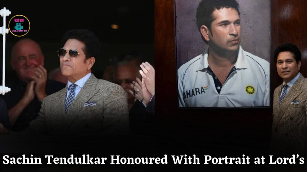 Sachin Tendulkar Honoured With Portrait at Lord’s by MCC Ahead of India vs England Test