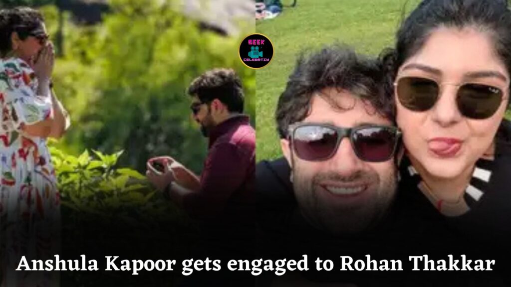 Anshula Kapoor Gets Engaged to Boyfriend Rohan Thakkar in Dreamy Central Park Proposal