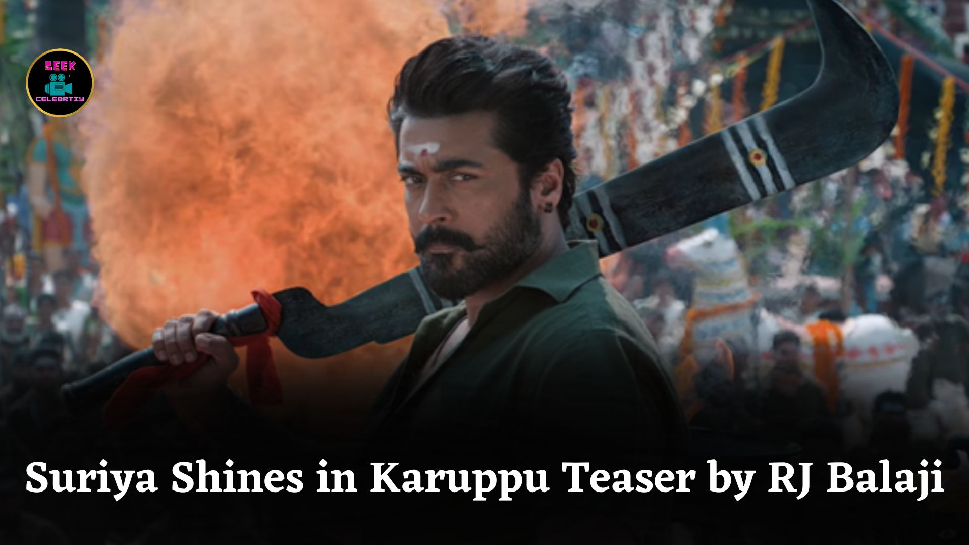 Karuppu Teaser: Suriya Shines in Rural Action Drama Directed by RJ Balaji with Mass Appeal
