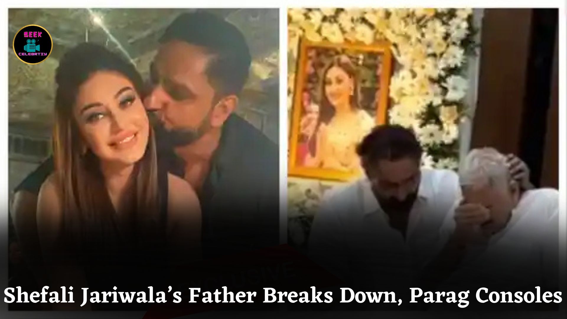 Shefali Jariwala’s Father Breaks Down at Prayer Meet, Husband Parag Tyagi Consoles Him
