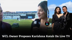 WCL Owner Proposes Karishma Kotak On Live TV