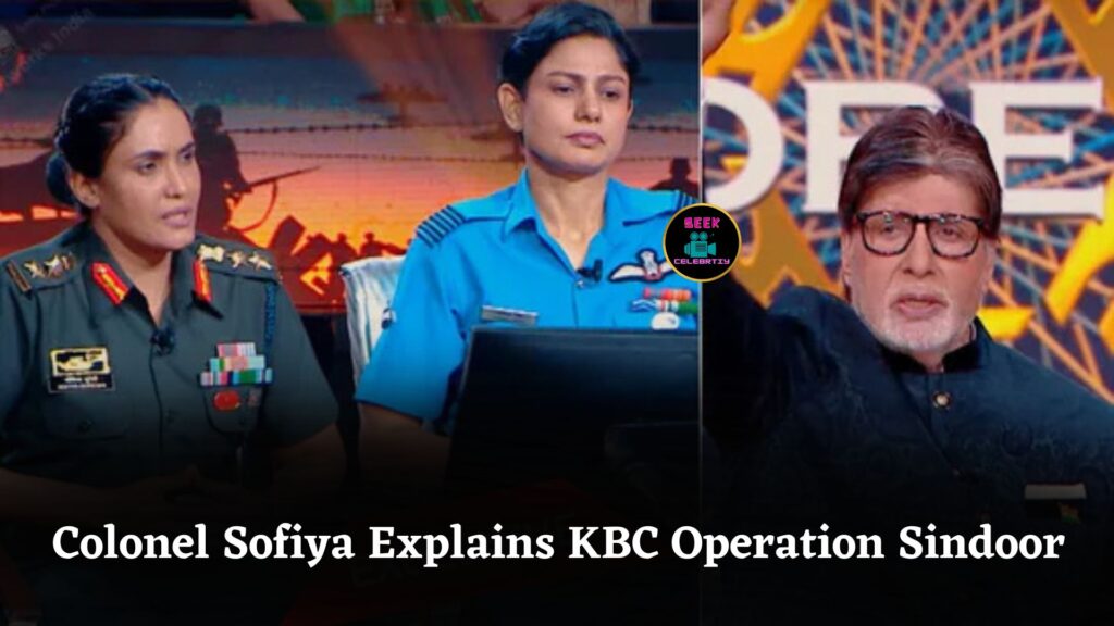 On KBC 17 Special, Colonel Sofiya Qureshi Explains To Amitabh Bachchan Why Operation Sindoor Needed