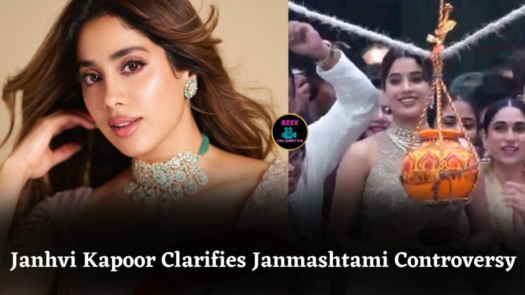 Janhvi Kapoor Explains Saying “Bharat Mata Ki Jai” at Janmashtami Event, Clears Meme Controversy Online