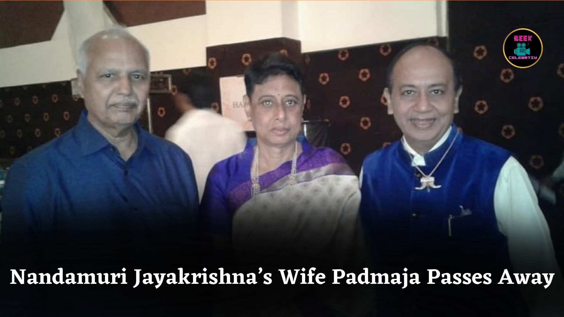 Nandamuri Jayakrishna’s Wife Padmaja Passes Away in Hyderabad, Family and Fans Mourn Deeply