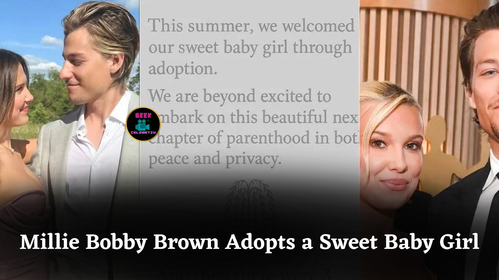Stranger Things Actor Millie Bobby Brown and Husband Jake Bongiovi Adopt ‘Sweet Baby Girl’