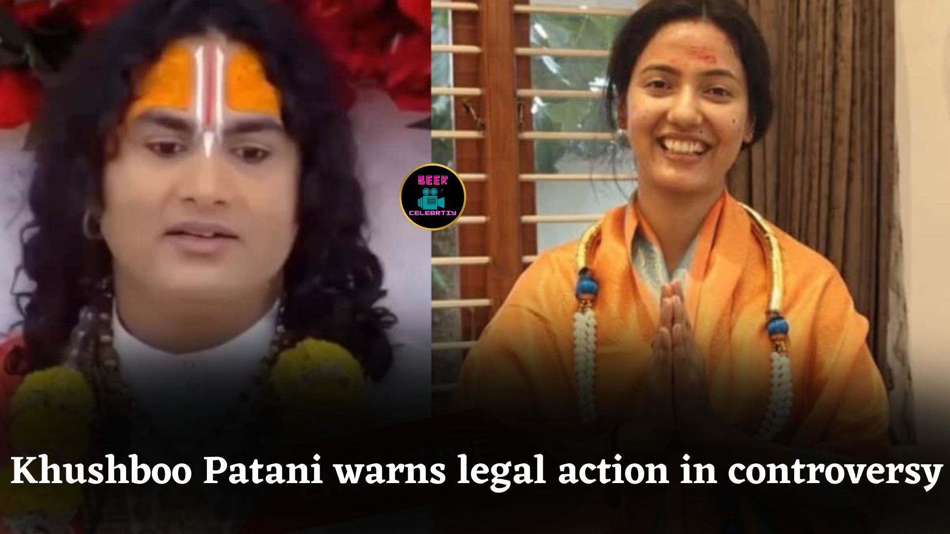 Who is Khushboo Patani and why did she warn legal action amid the Aniruddhacharya controversy?