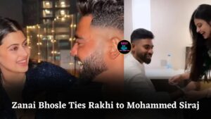 Zanai Bhosle Ties Rakhi to Mohammed Siraj, Ends Dating Rumours with Brotherly Bond