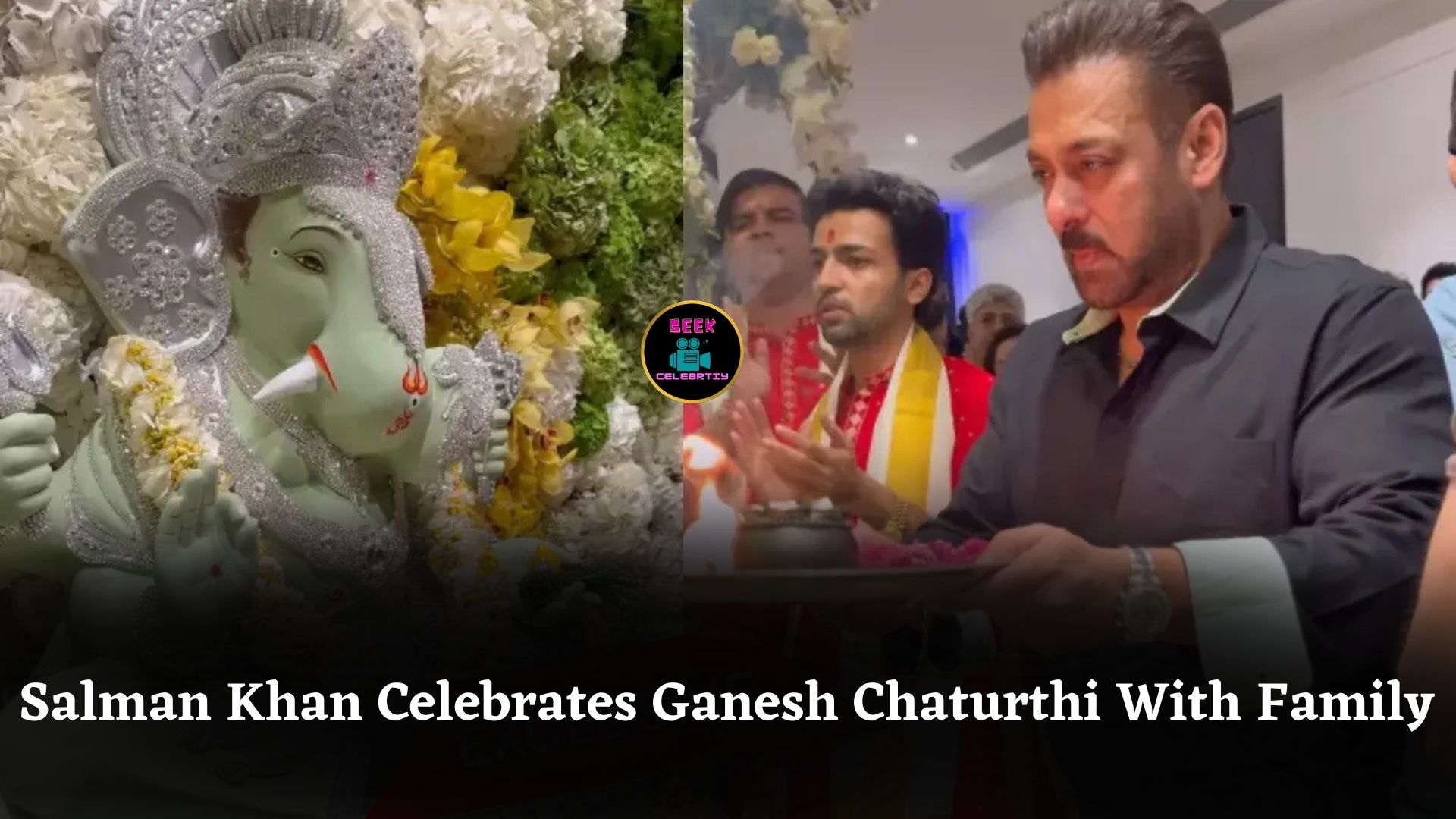 Salman Khan Performs Aarti, Celebrates Ganesh Chaturthi With Parents Salma, Salim Khan And Loving Siblings