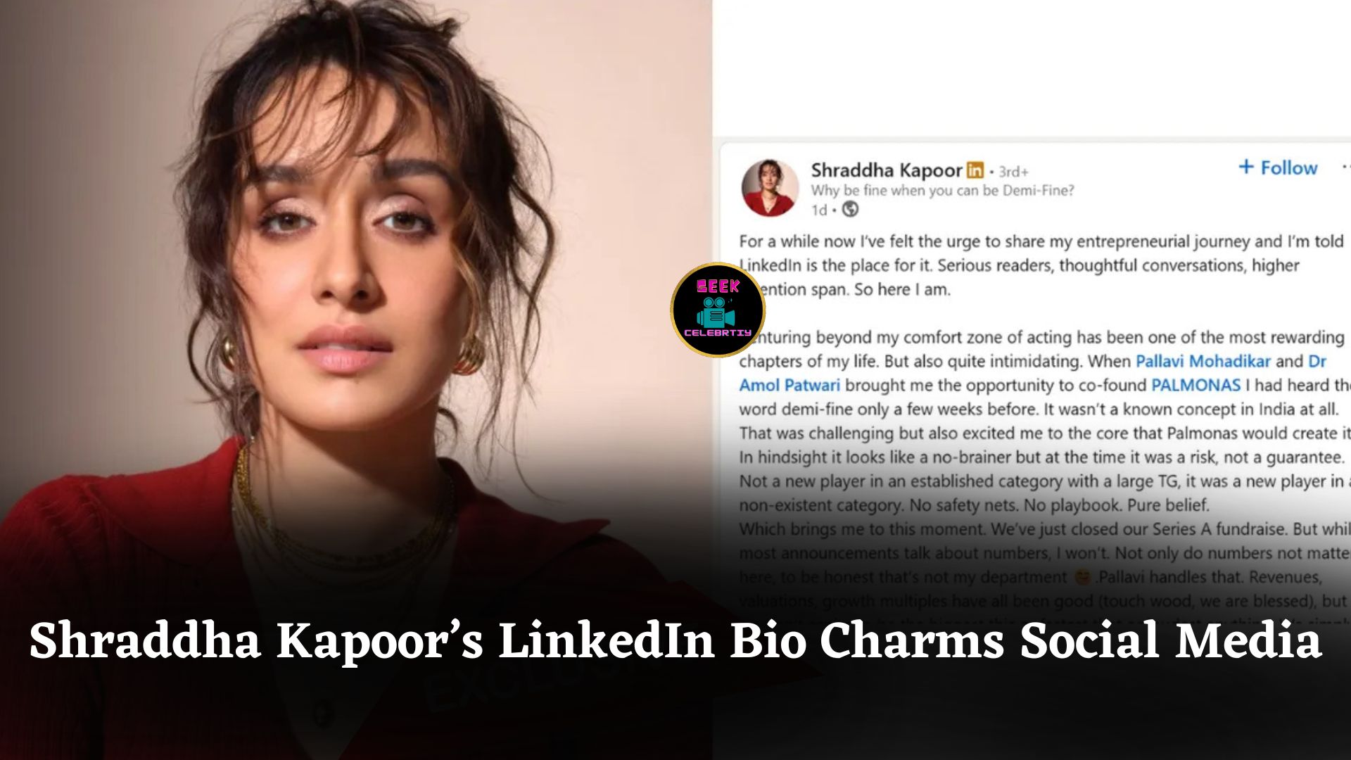 Shraddha Kapoor’s LinkedIn Journey From Bagel Maker To Jewellery Entrepreneur Wins Fans Online