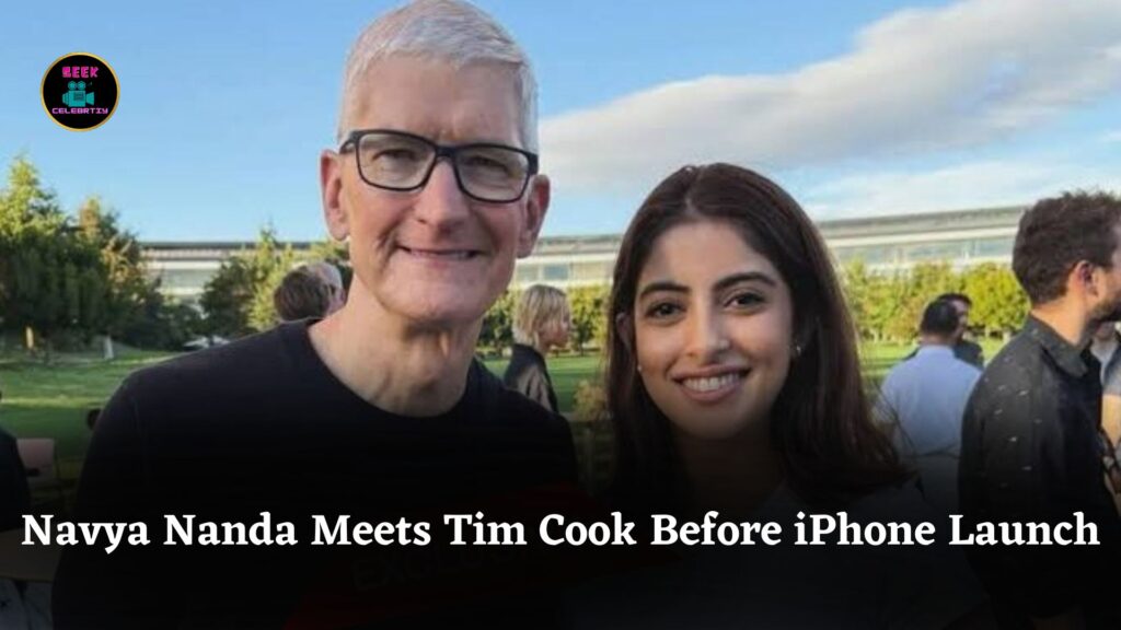 Navya Naveli Nanda Meets Tim Cook at Apple Park Ahead of Exciting iPhone 17 Launch Event