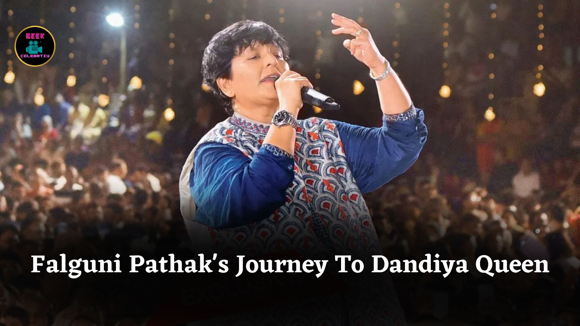 From Earning ₹25 To Performing For Thousands Falguni Pathak Becomes India’s Dandiya Queen