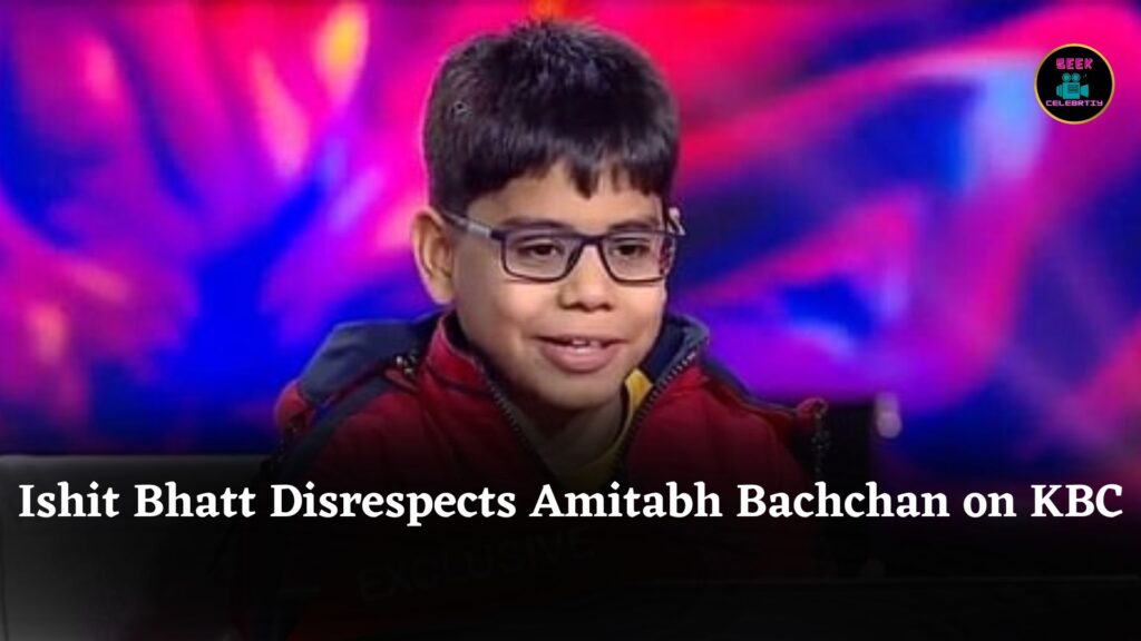 KBC 17 Contestant Ishit Bhatt Sparks Online Outrage for Disrespecting Amitabh Bachchan on Show