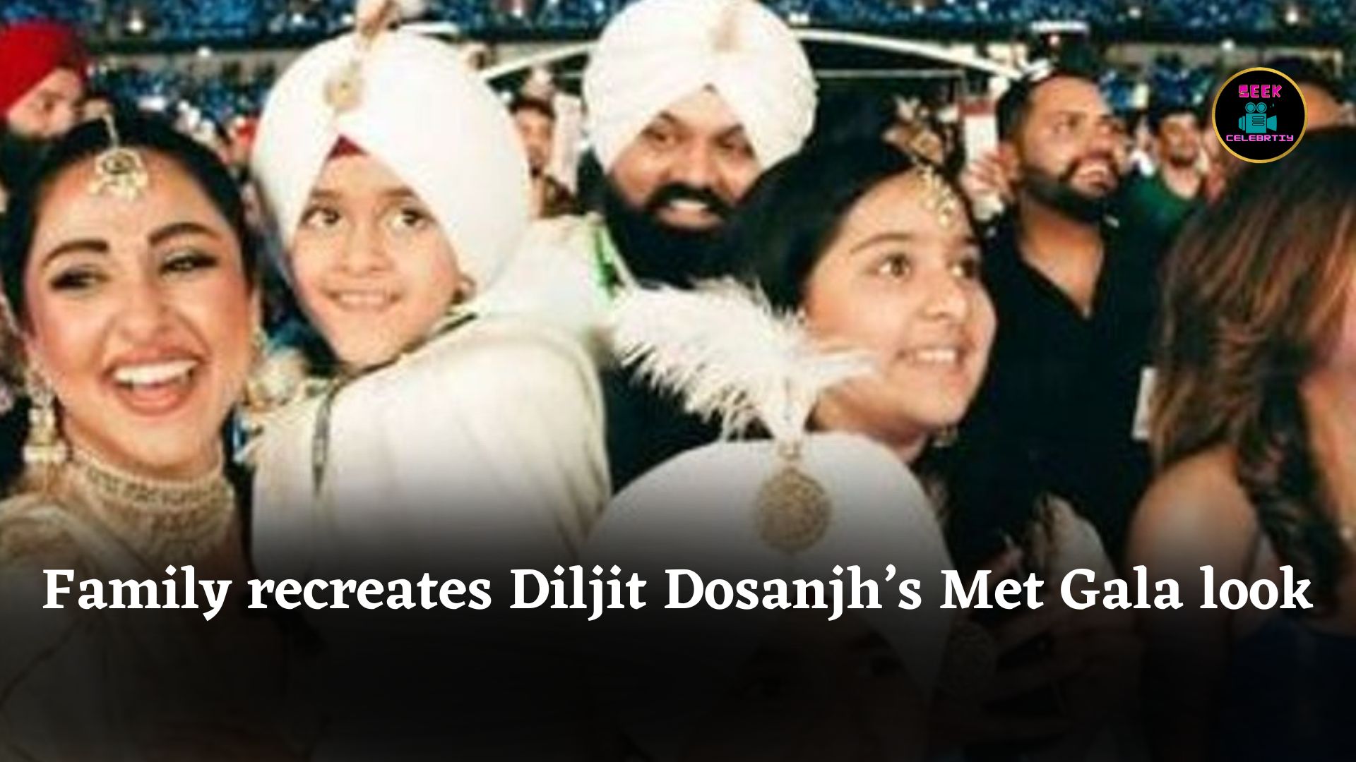 Family recreates Diljit Dosanjh’s Met Gala look, steals spotlight at his packed Sydney concert